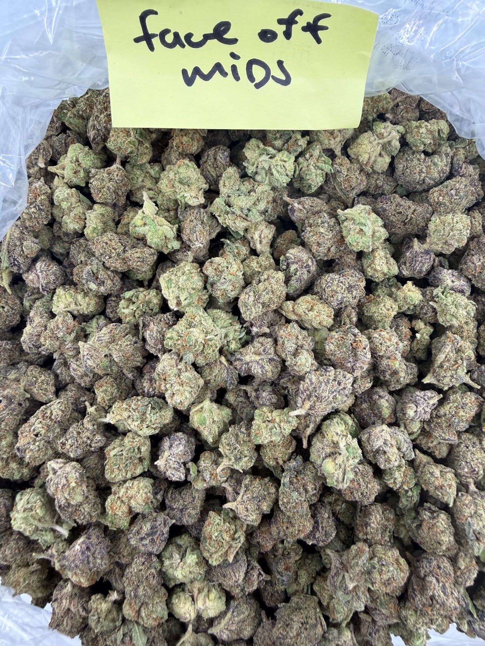 Face Off THCA flower, Indoor Mids