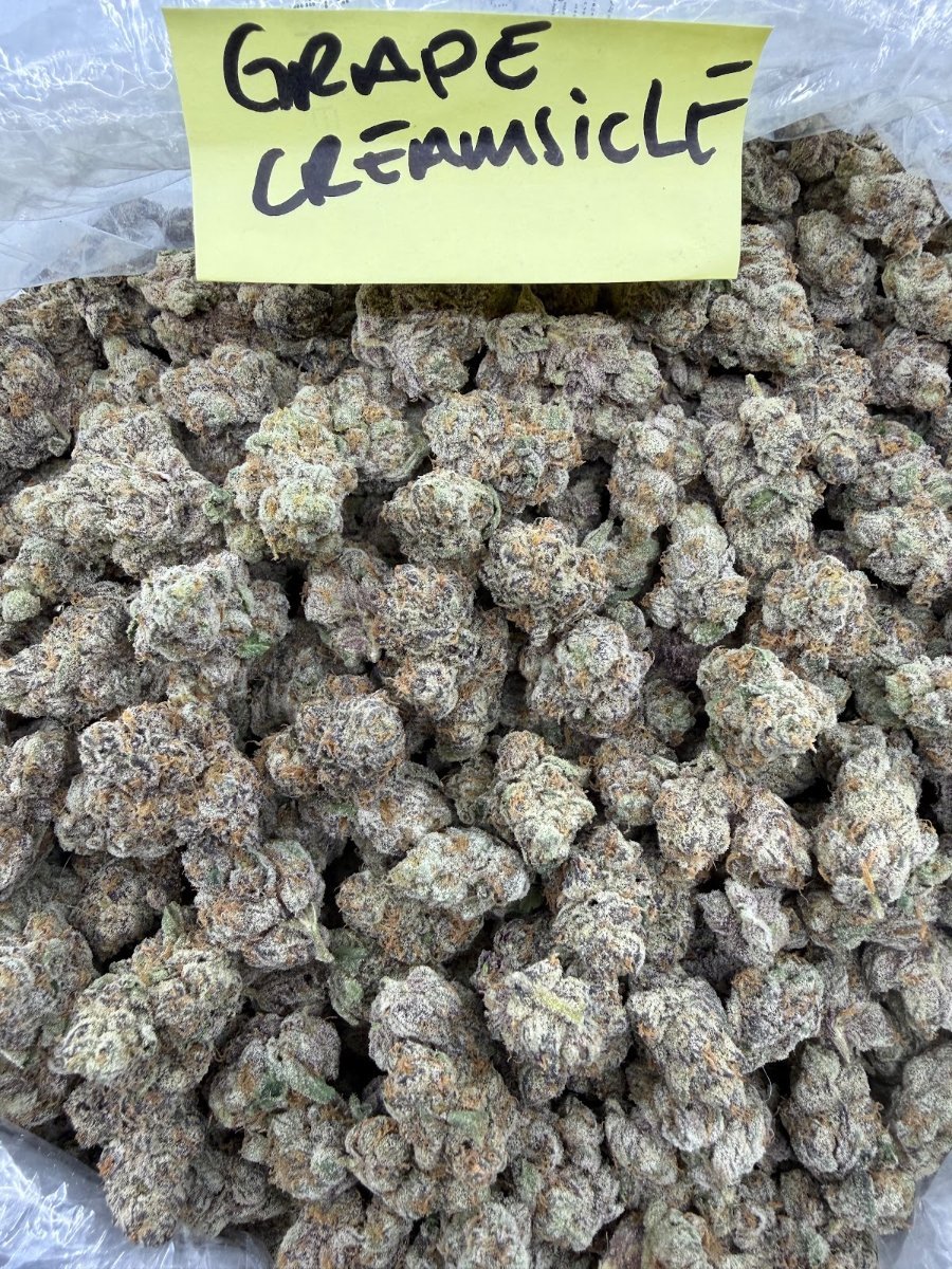 Grape Creamsicle THCA flower, Exotics