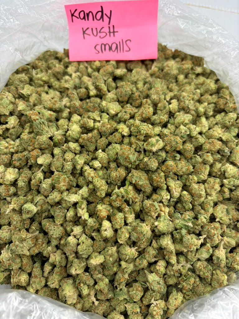 Kandy Kush THCA flower, Indoor Smalls