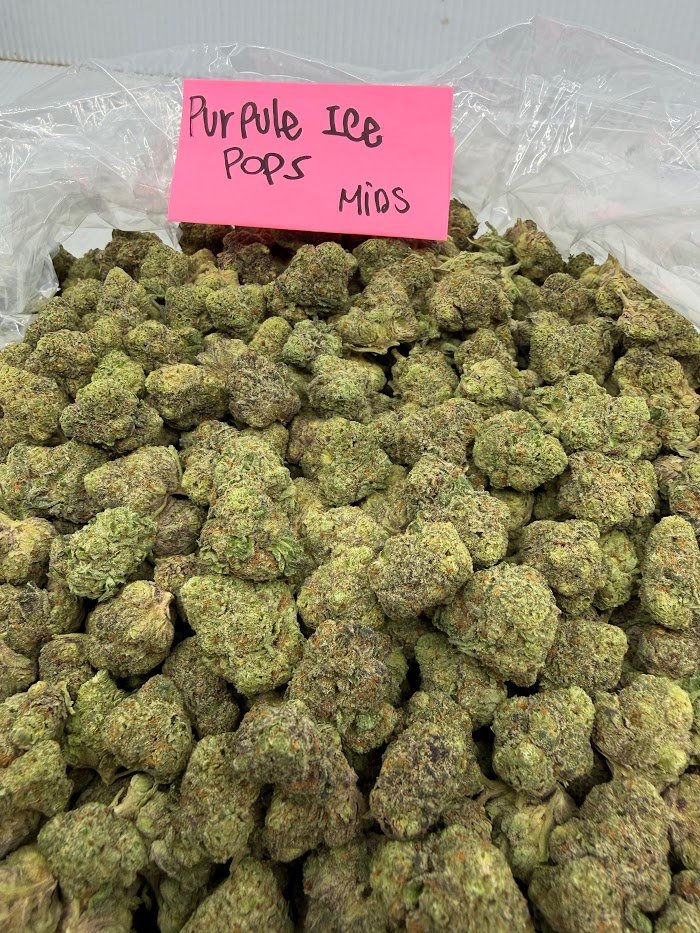 Purple Ice Popz THCA flower