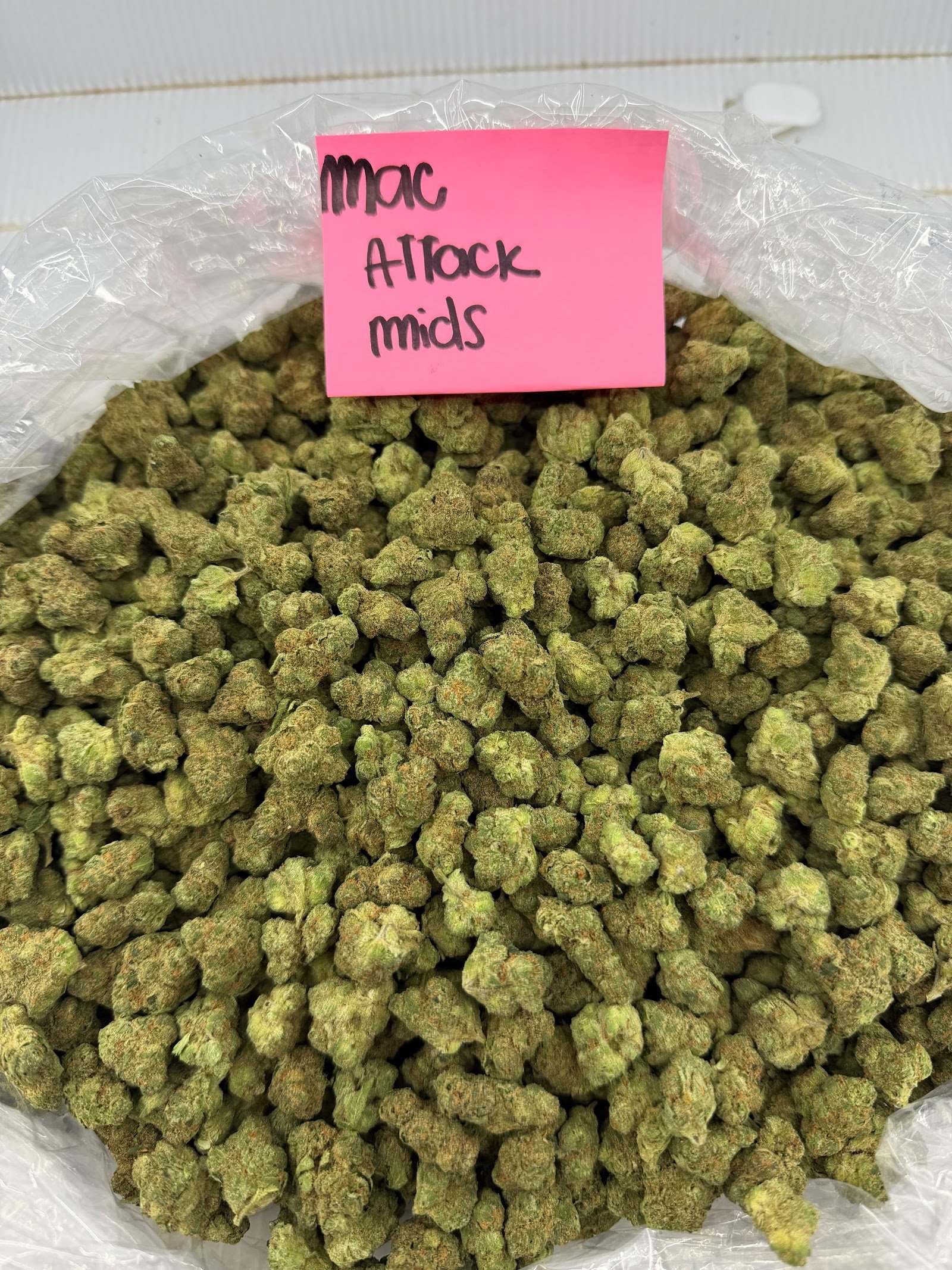 Mac Attack THCA flower, Indoor Mids
