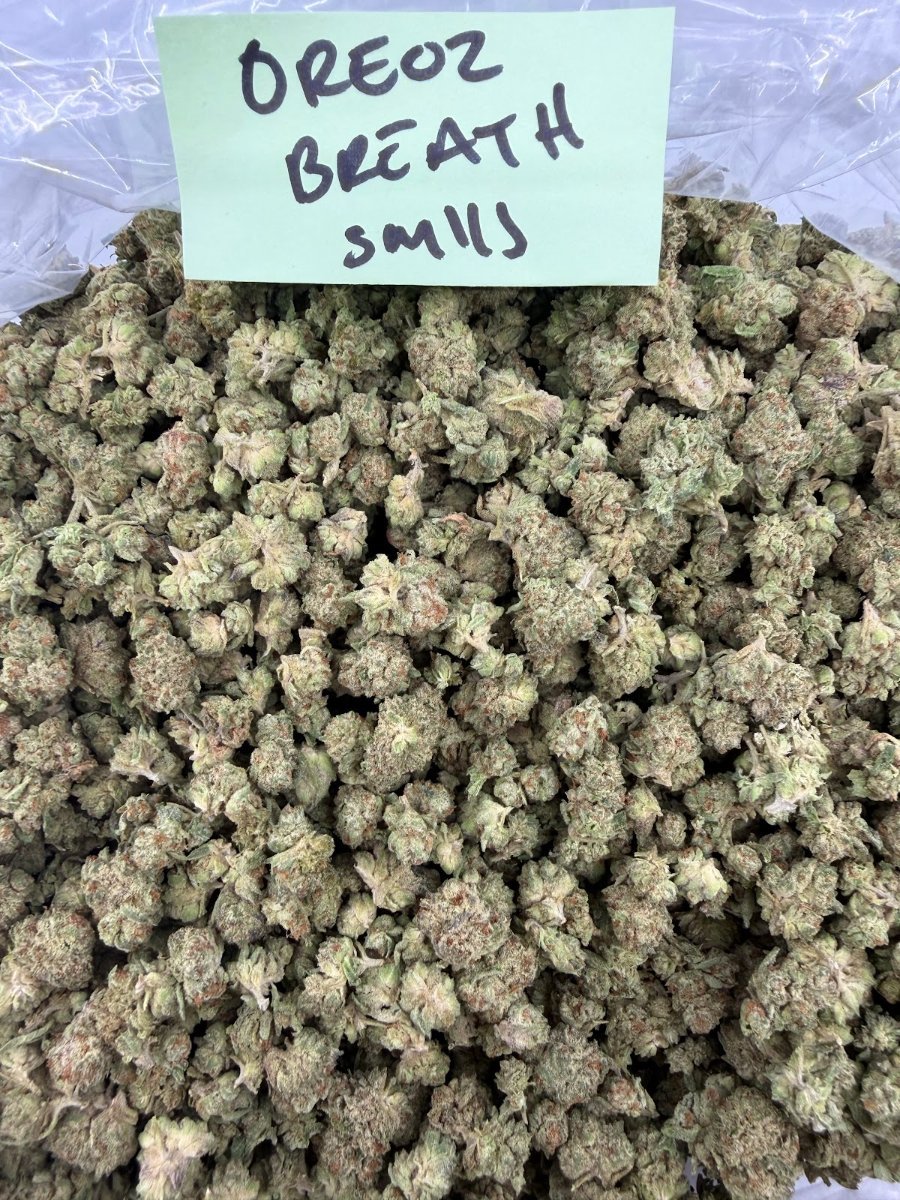 Oreo Breath THCA flower, Indoor Smalls