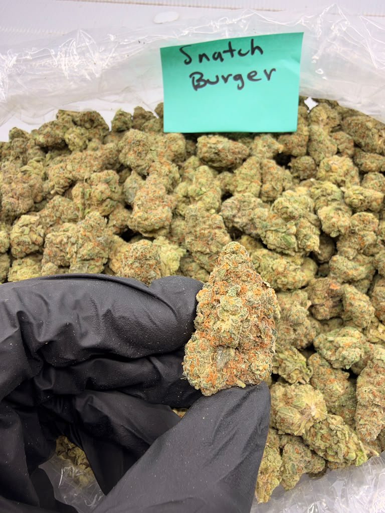 Snatch Burger THCA flower, Light Assist